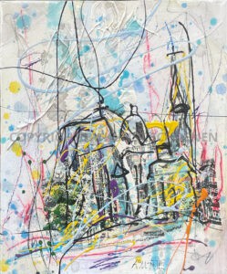 Kunst aus Aachen Kaiserstadt Aachen Modernes Gemaelde Original Art Modern Abstrakt