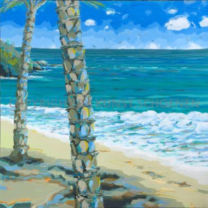 Palmen Strand Meer Karibik