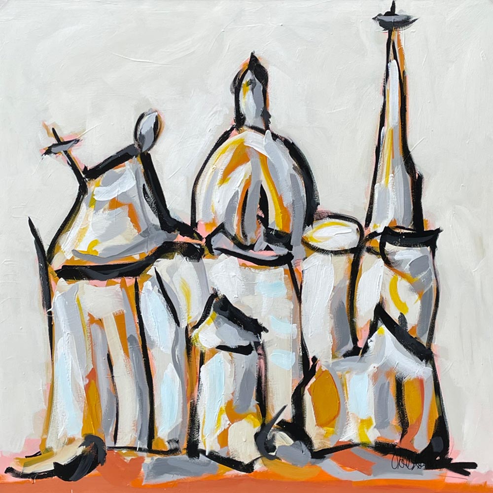 Gemälde "Dom zu Aachen"