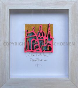 Kunst Art Bild Grafik Design Gerahmt mit Rahmen eingerahmt Limitiert Aachen Dom Marcel Schonen Kuenstler Kunsthandlung Kunst Schoenen Aachen Wilhelmstrasse Modern